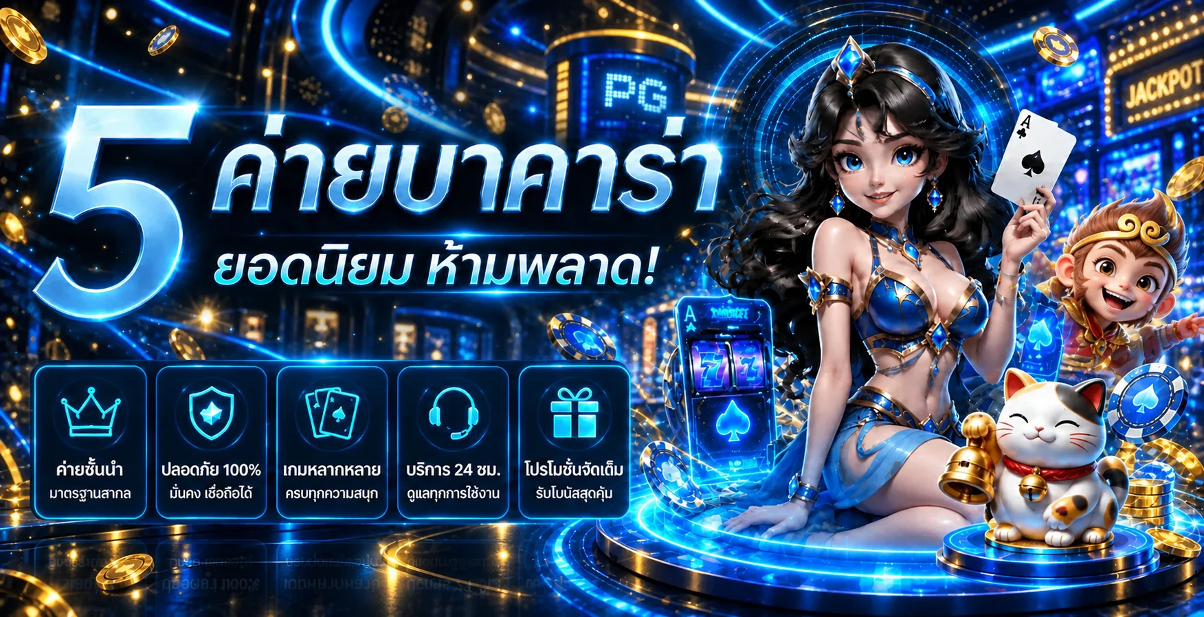 ห้าค่ายเกมยอดนิยมสำหรับผู้ใช้ RHOY168